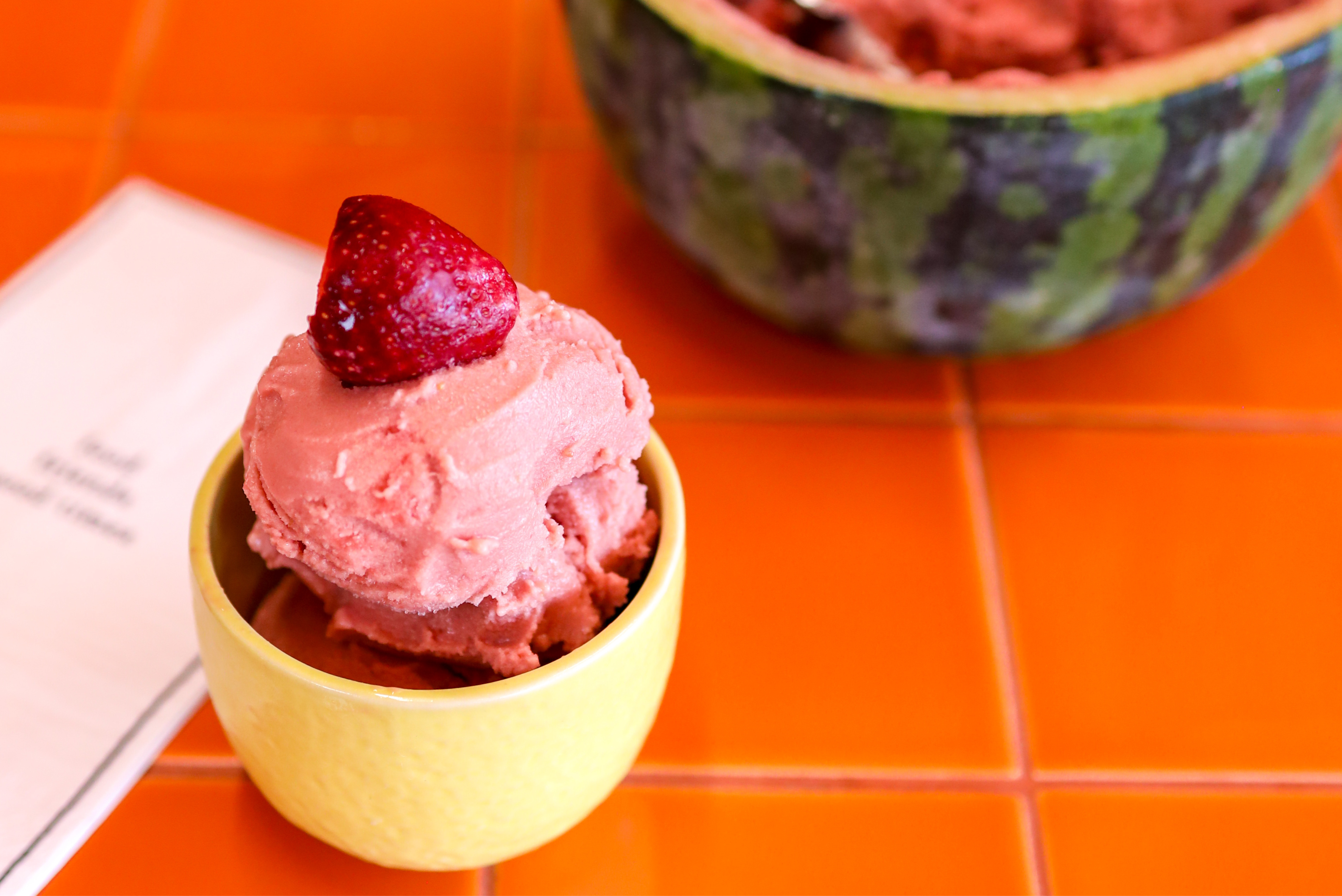 Watermelon Strawberry Sorbet
